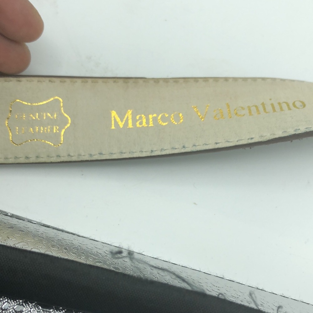 marco valentino suede brown belt For Men Size 36”